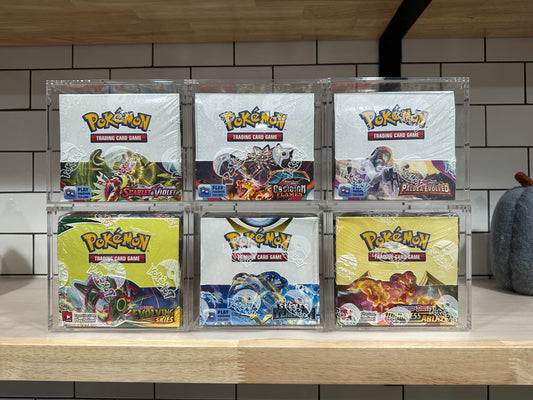 Pokemon Booster Box Acrylic Protective Case! Durable And Magnetically Sealed!