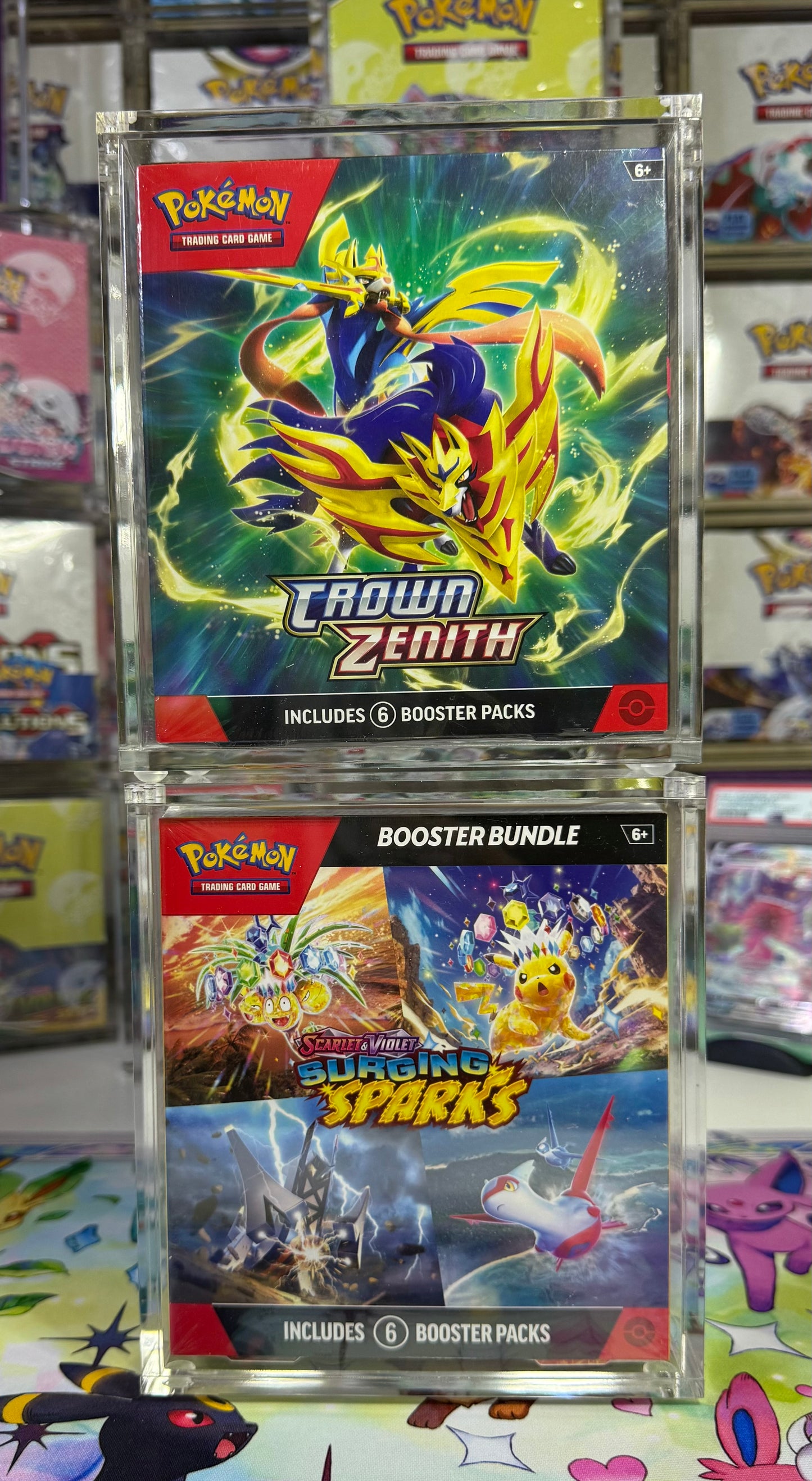 Pokémon booster bundle acrylic case