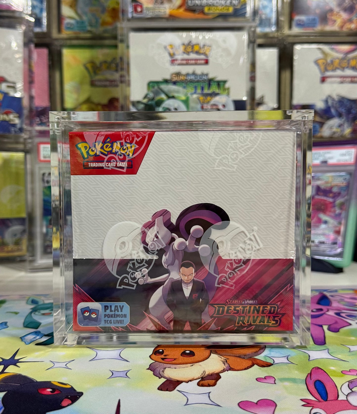 Pokemon Booster Box Acrylic Protective Case! Durable And Magnetically Sealed!