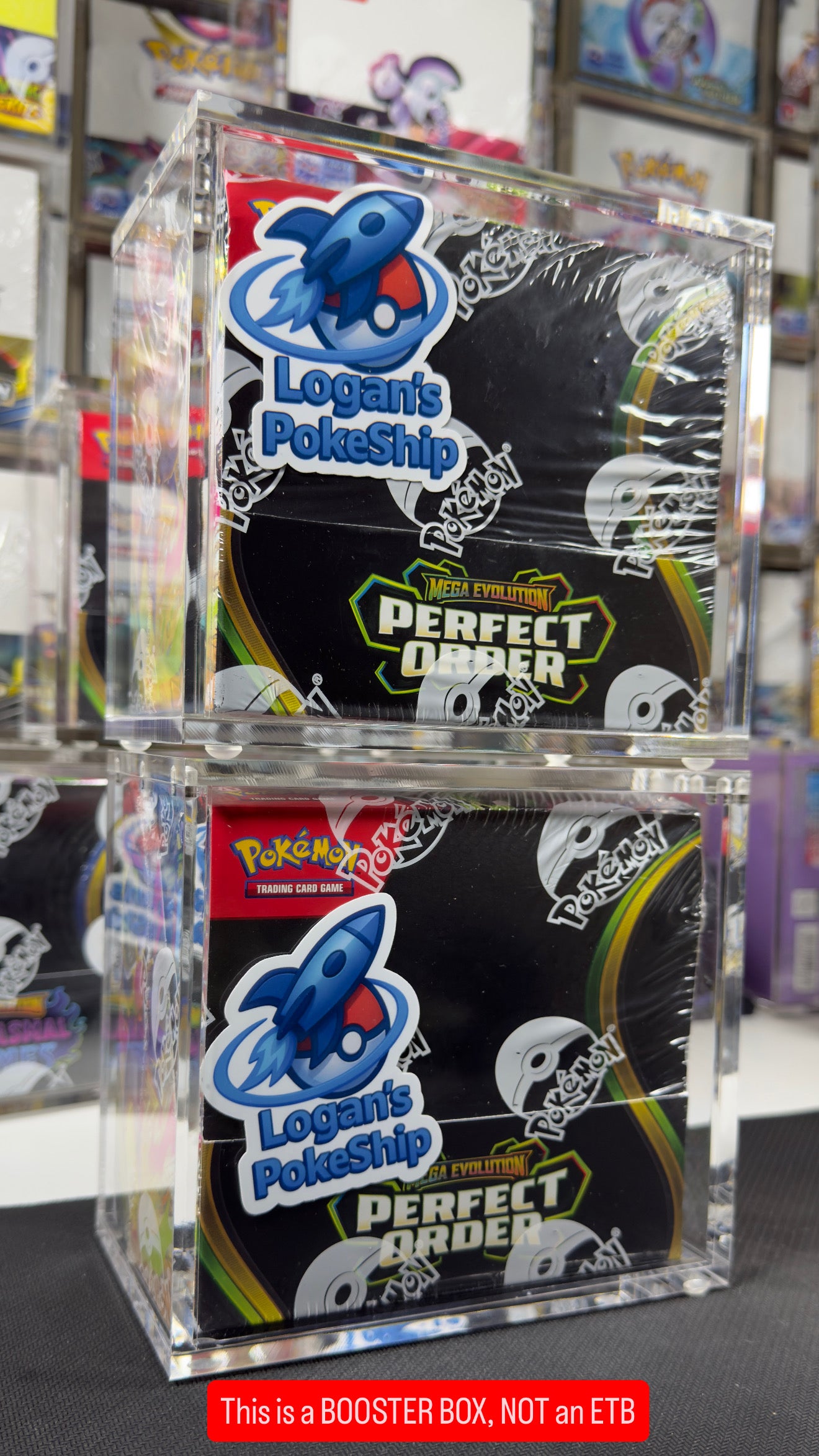 Pokemon Booster Box Acrylic Protective Case! Durable And Magnetically LOGANS POKESHIP Pokemon Booster Box Acrylic Protective Case! Durable And Magnetically LOGANS POKESHIP