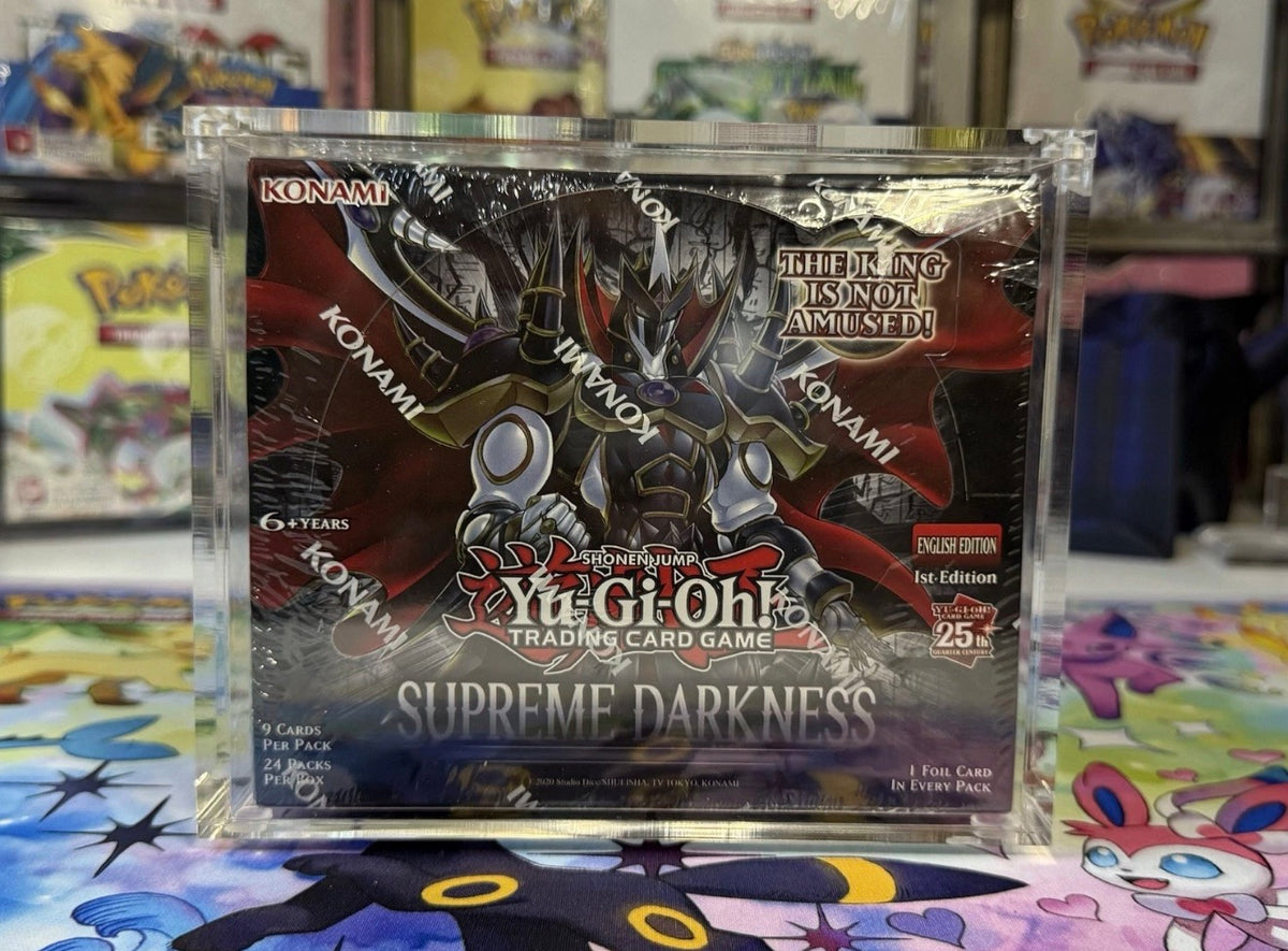 YuGiOh ACRYLIC Protective Booster Box - Standard Case Size - USA - Magnetic