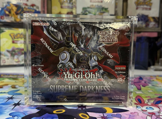 YuGiOh ACRYLIC Protective Booster Box - Standard Case Size - USA - Magnetic