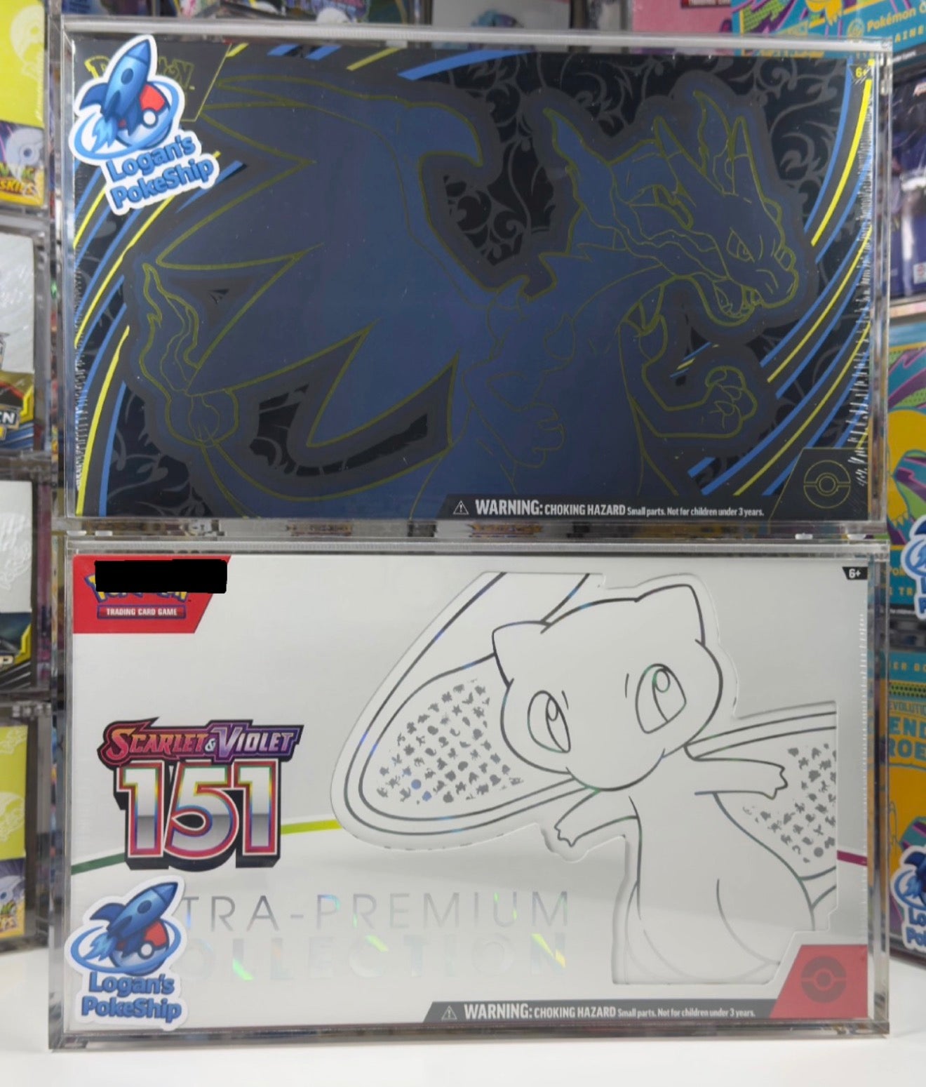 Acrylic Display Case for 151 Ultra Premium/ Mega zard Collection
Box UPC UV PROTECT