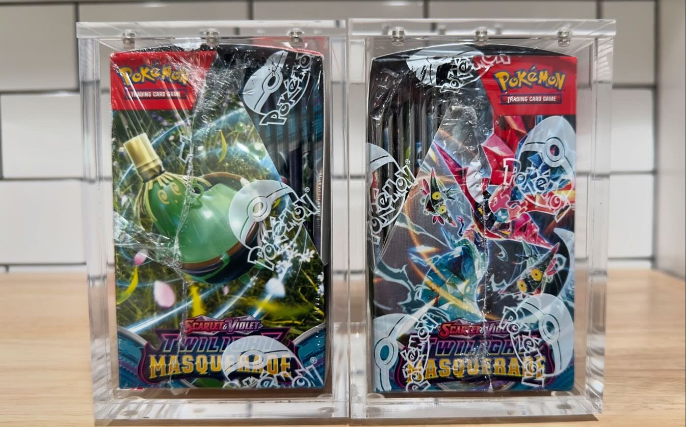 Pokemon Booster Box Acrylic Protective Case! Durable And Magnetically LOGANS POKESHIP Pokemon Booster Box Acrylic Protective Case! Durable And Magnetically LOGANS POKESHIP