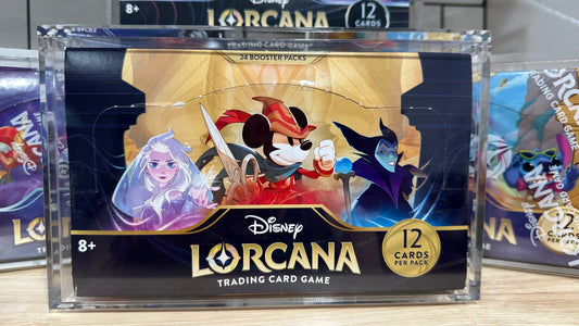 Acrylic Display Case for Disney Lorcana The First Chapter Booster Box (restock mid-end July)