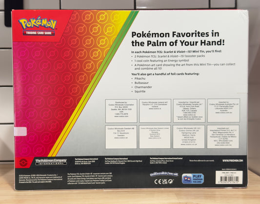 Costco Pokemon Scarlet & Violet 151 Mini Tin 5-pack (Meowth) - Miscellaneous Cards & Products (MCAP)