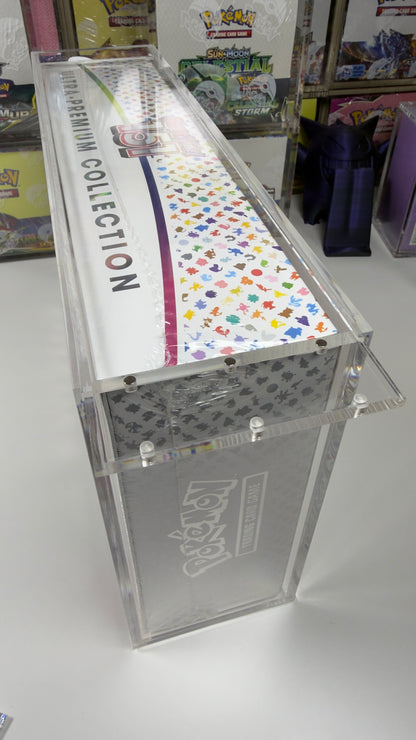 Acrylic Display Case for Pokemon 151 Ultra Premium/ Mega Charizard Collection Box UPC UV PROTECT