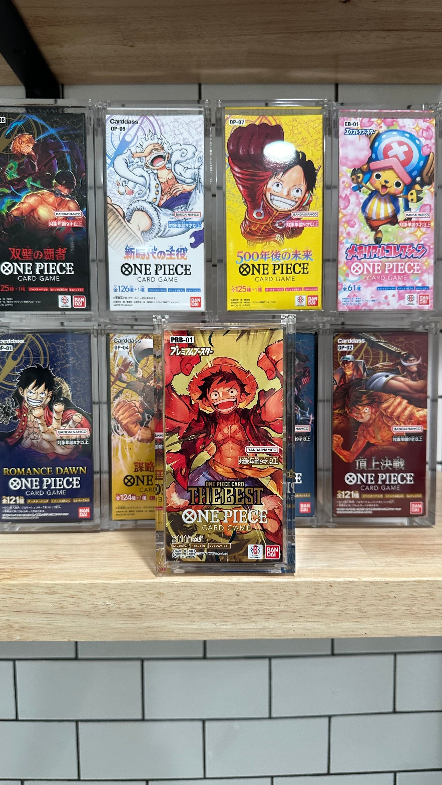 Japanese One piece booster box acrylic case