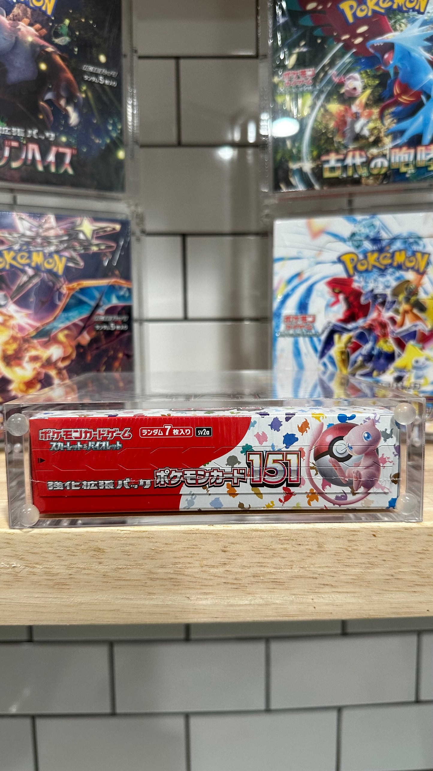 Pokémon Japanese booster box acrylic case