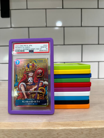 PSA Graded Card Slab Silicone Bumper Guard Protector Skin | 33 Colors |