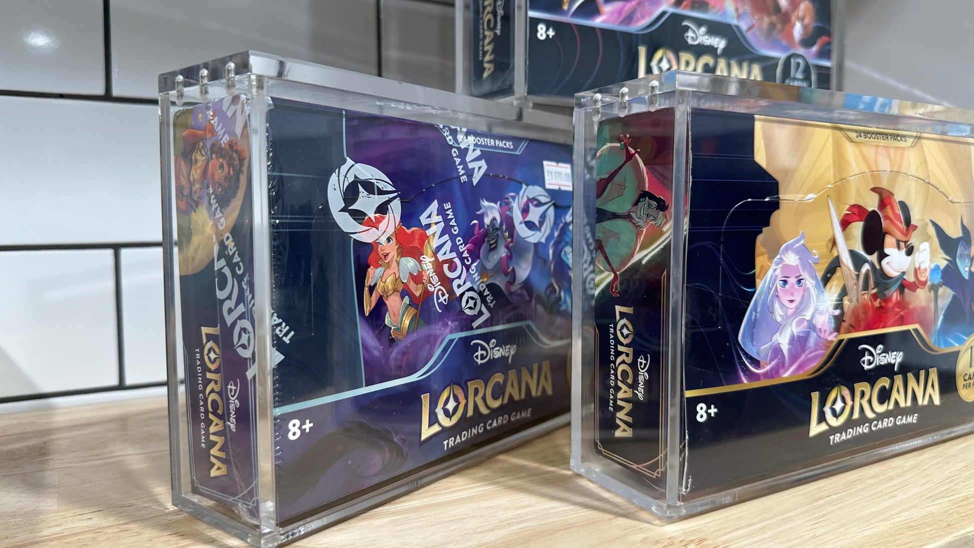Acrylic Display Case for Disney Lorcana The First Chapter Booster Box LOGANS POKESHIP Acrylic Display Case for Disney Lorcana The First Chapter Booster Box LOGANS POKESHIP