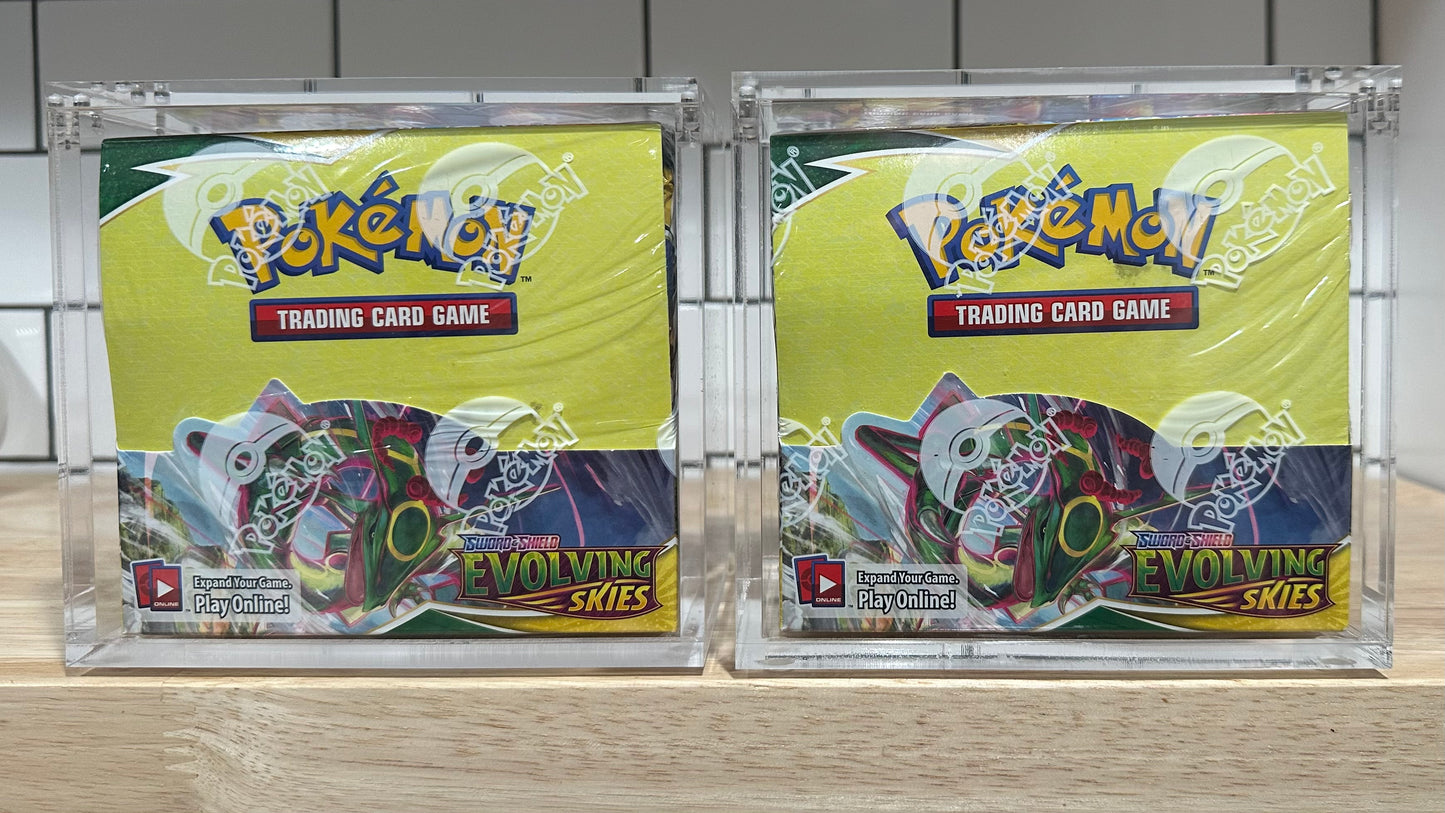 Pokemon Booster Box Acrylic Protective Case! Durable And Magnetically Sealed!