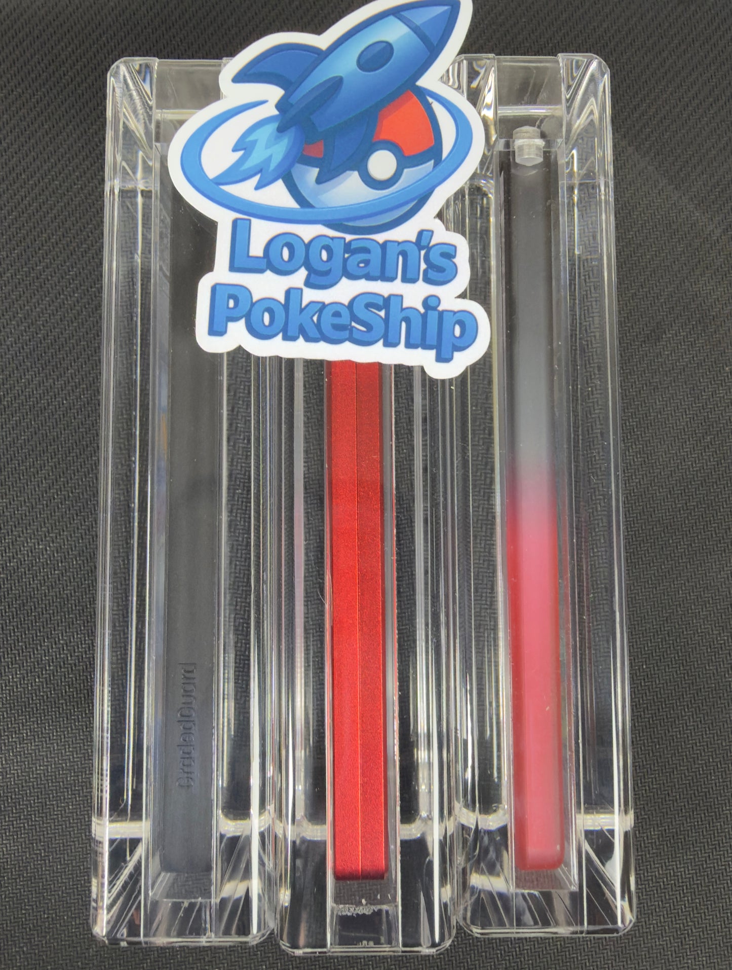 PSA Graded Card Acrylic Magnetic Display Case w/ Graded Guard Bumper Installed