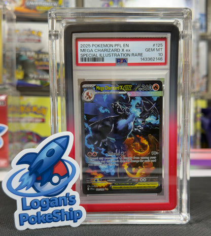 PSA Graded Card Acrylic Magnetic Display Case w/ Graded Guard Bumper Installed