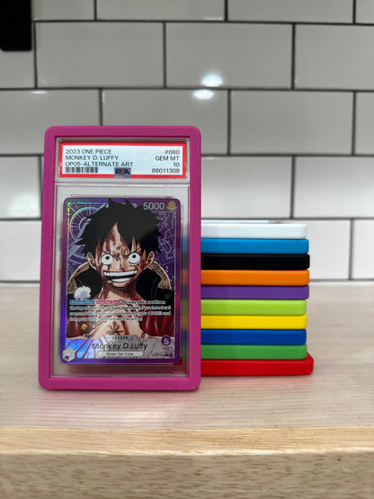 PSA Graded Card Slab Silicone Bumper Guard Protector Skin | 33 Colors |