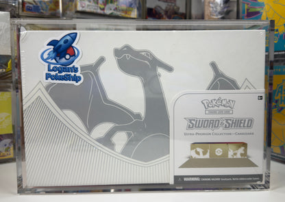 Acrylic Case Display Magnetic Pokemon Charizard Ultra Premium Collection UPC
