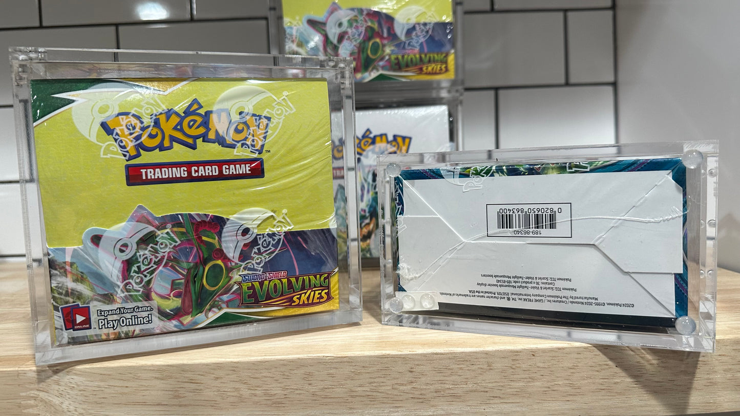 Pokemon Booster Box Acrylic Protective Case! Durable And Magnetically Sealed!