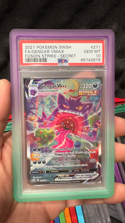 PSA Graded Card Slab Silicone Bumper Guard Protector Skin | 33 Colors |