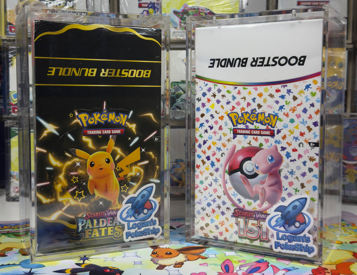 Pokemon Magnetic Booster Bundle Acrylic Case! Pokémon Card Protective Display!