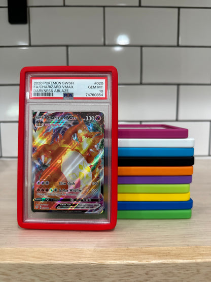 PSA Graded Card Slab Silicone Bumper Guard Protector Skin | 33 Colors |