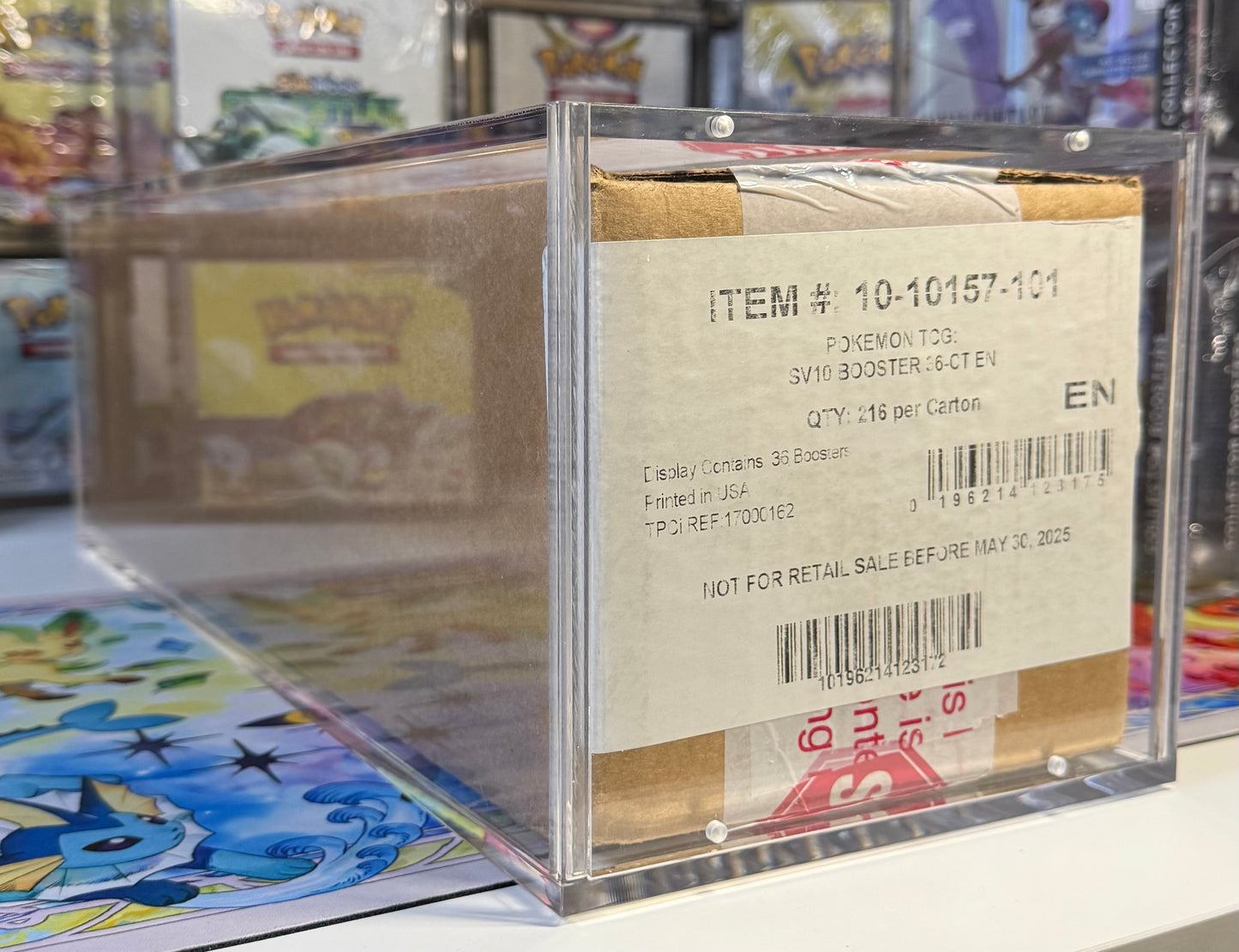 Pokémon booster box case