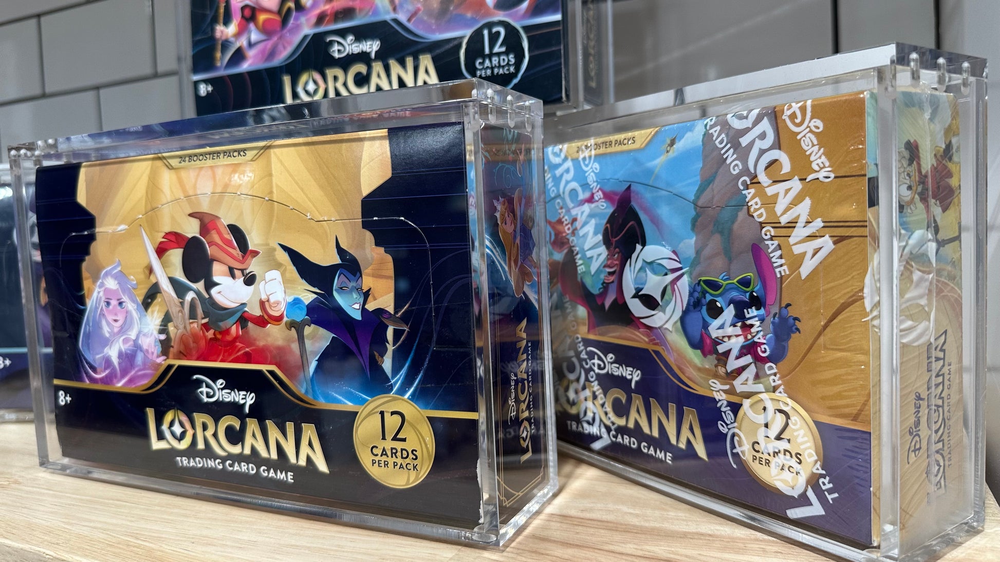 Acrylic Display Case for Disney Lorcana The First Chapter Booster Box LOGANS POKESHIP Acrylic Display Case for Disney Lorcana The First Chapter Booster Box LOGANS POKESHIP