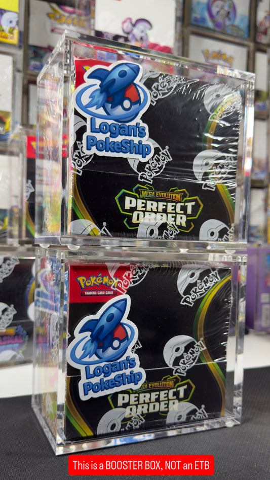 Pokemon Booster Box Acrylic Protective Case! Durable And Magnetically Sealed!