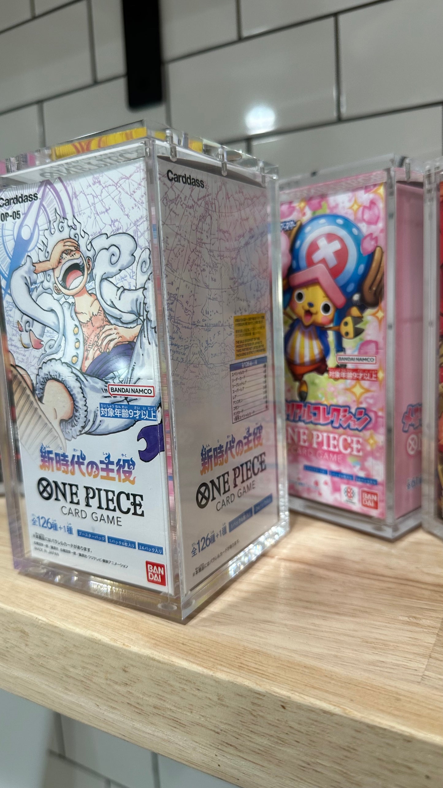 Japanese One piece booster box acrylic case