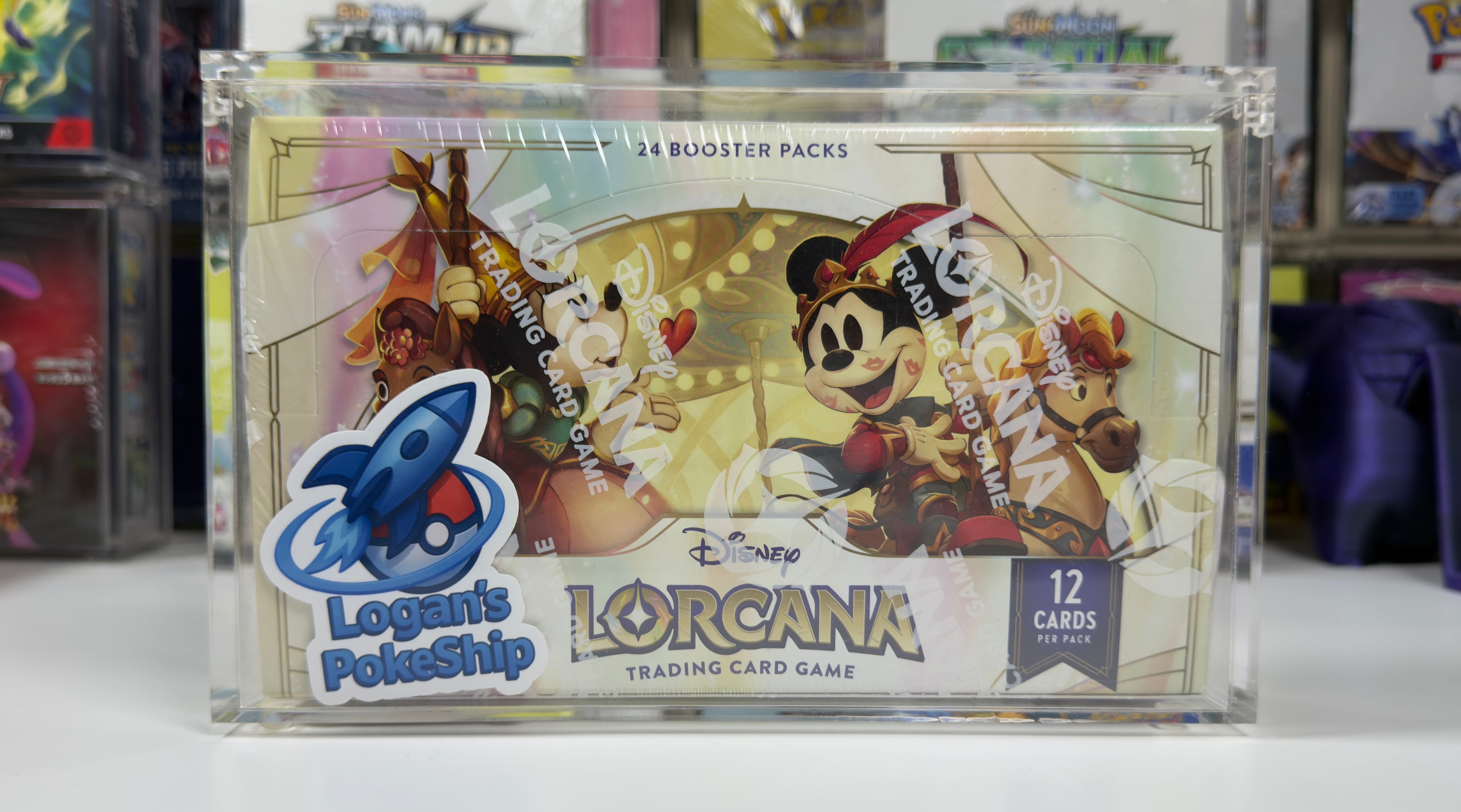 Acrylic Display Case for Disney Lorcana The First Chapter Booster