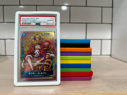 PSA Graded Card Slab Silicone Bumper Guard Protector Skin | 33 Colors |