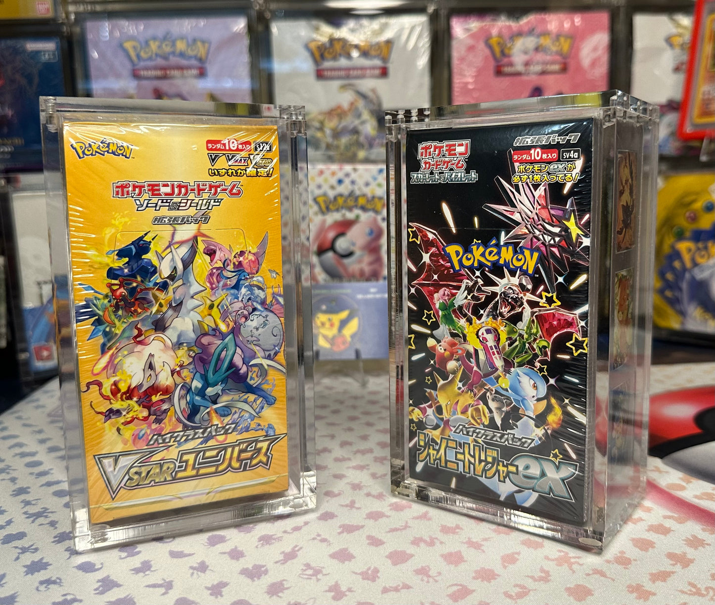 Pokemon TCG Japanese VSTAR Universe Booster Box acrylic case