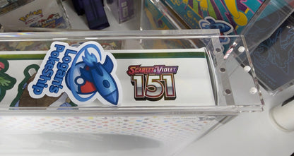 Acrylic Display Case for Blooming Waters/ Sea & Sky Premium/lucario/ warrior/tusk Collections (x4)