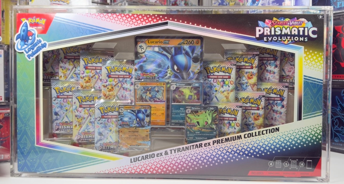 Acrylic Display Case for Pokemon Blooming Waters/ Sea & Sky Premium/lucario/warrior/tusk Collections