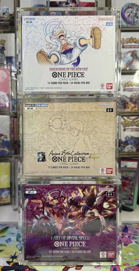 One piece ccg acrylic case: