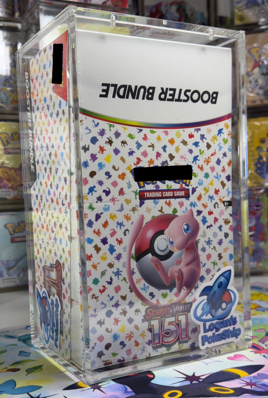 Booster Bundle full display Acrylic Case! Magnetic