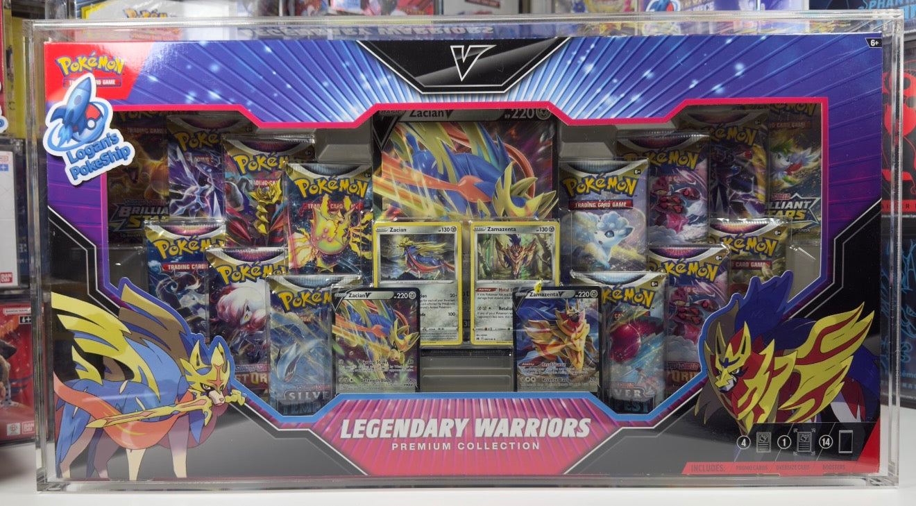 Acrylic Display Case for Pokemon Blooming Waters/ Sea & Sky Premium/lucario/warrior/tusk Collections