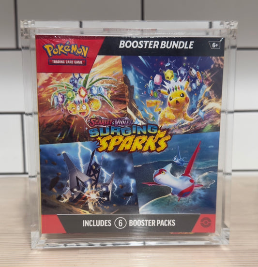 Pokémon Surging Sparks Booster Bundle with acrylic  (LGS) - SV08: Surging Sparks