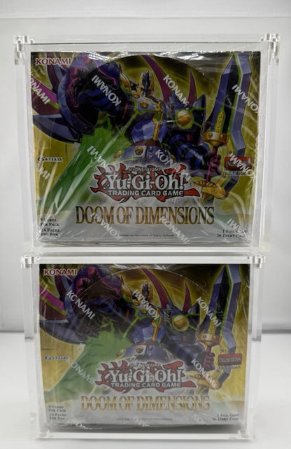 YuGiOh ACRYLIC Protective Booster Box - Standard Case Size - USA - Magnetic