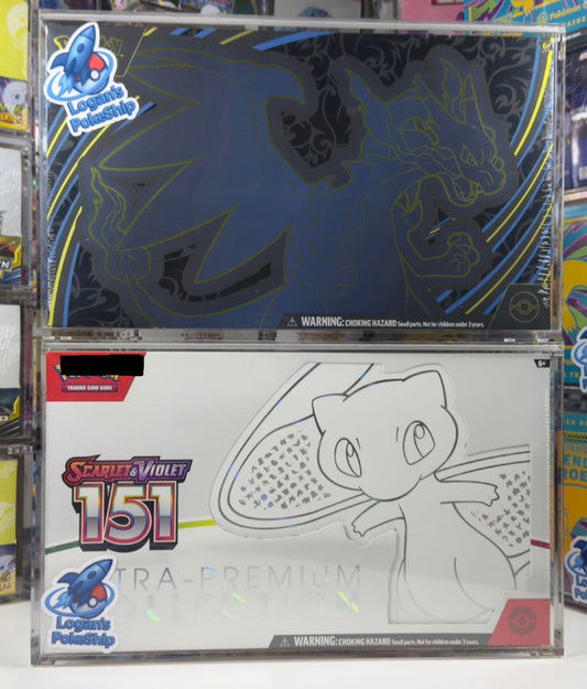 Acrylic Display Case for 151 Ultra Premium/ Mega zard Collection
Box UPC UV PROTECT