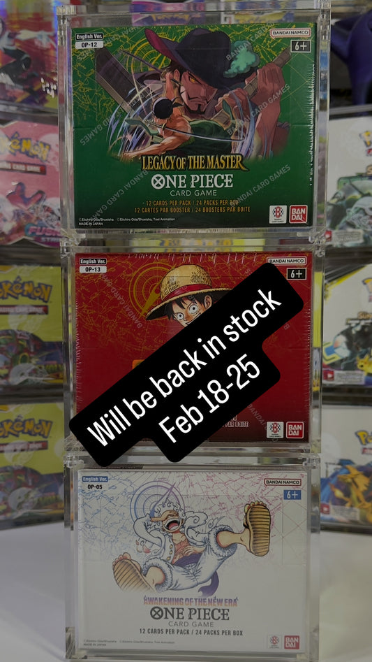 One piece ccg acrylic case: